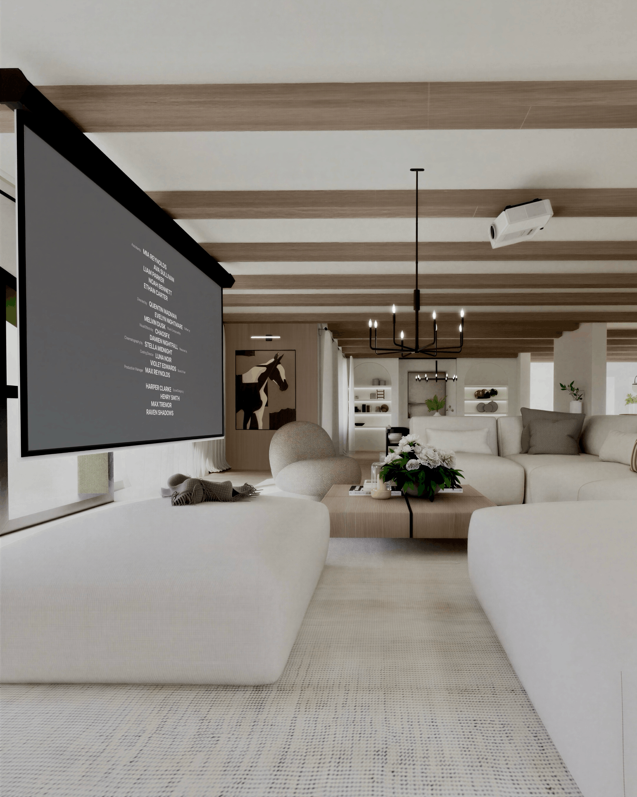 Dom jednorodzinny – widok ogólny – projekt wnętrza Anna Walkowiak