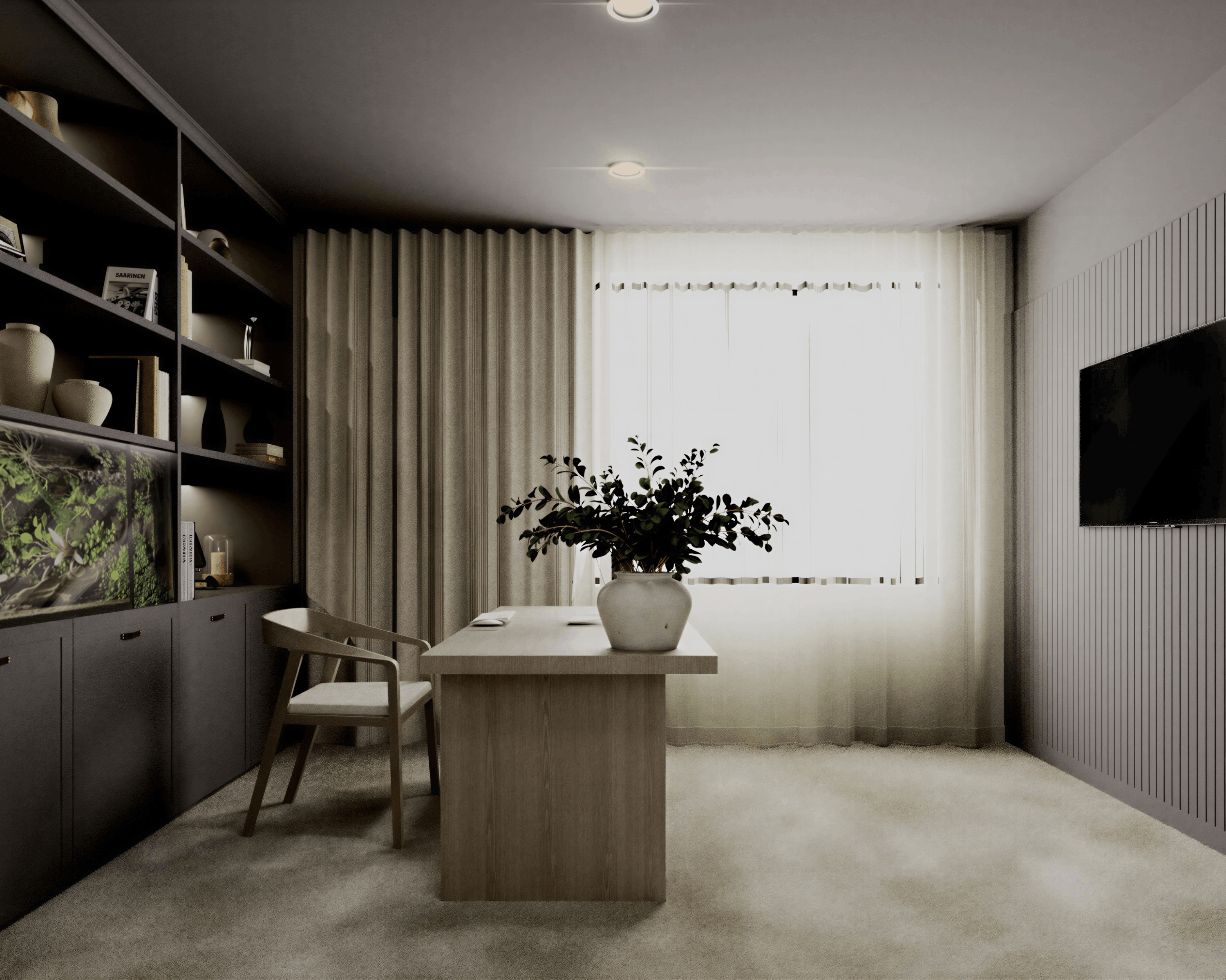 Dom jednorodzinny – kuchnia otwarta – projekt wnętrza Anna Walkowiak